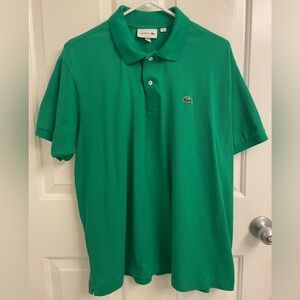 Lacoste Men's Green Polo Shirt